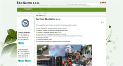 Desktop Screenshot of eko-salmo.sk