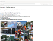 Tablet Screenshot of eko-salmo.sk